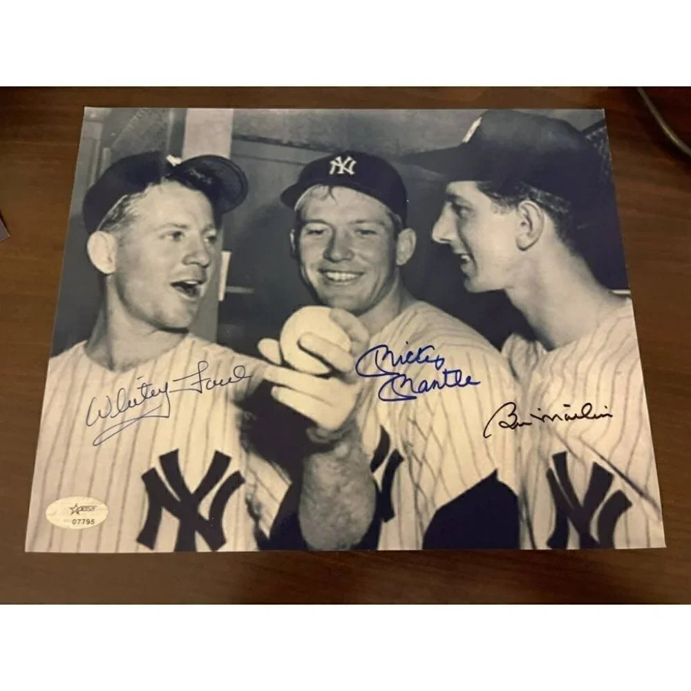 Mickey Mantle Signed Autographed